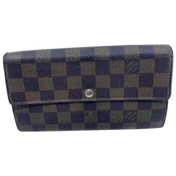 Louis Vuitton Brown Sarah De Large Canvas Travel Ca2057 Wallet - Picture 1 of 8